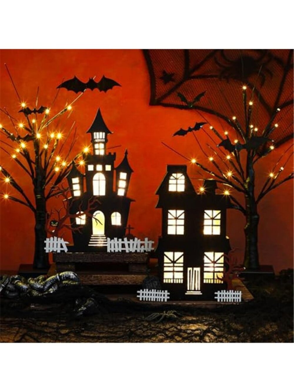 4 Pcs Halloween Table Decorations Indoor